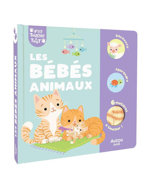 AUZOU | P'tit touche à tout - Les bébés animaux