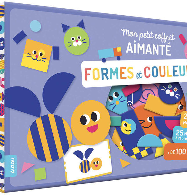 AUZOU | Mon Petit Coffret Aimanté - Formes et couleurs