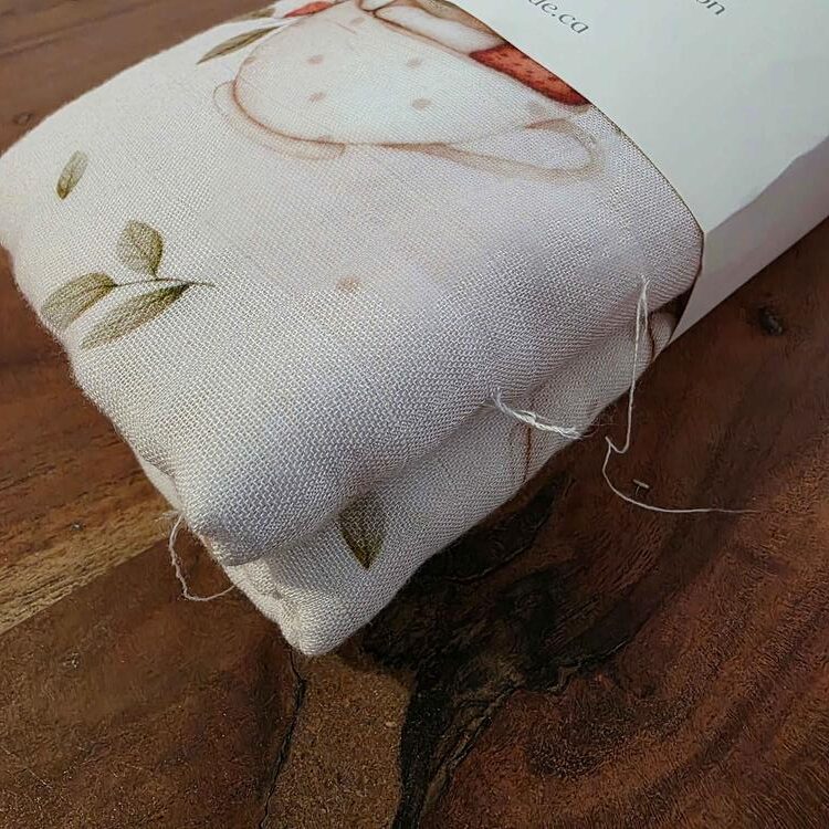 CRÉATION JADE | Mousseline de Bambou & Coton - Lydia la lapine gourmande *Imparfait*