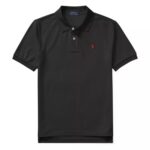 RALPH LAUREN | T-shirt polo noir (7 ans)