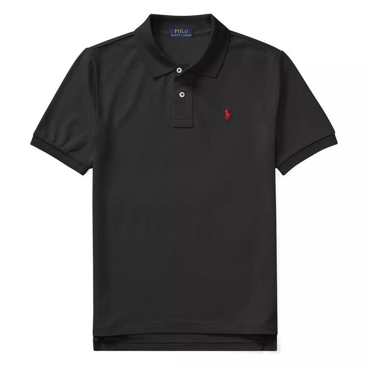 RALPH LAUREN | T-shirt polo noir (7 ans)