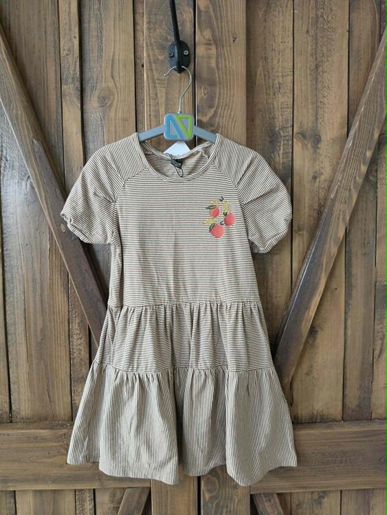 NANÖ | Robe à Rayures - Pêches (5 ans)