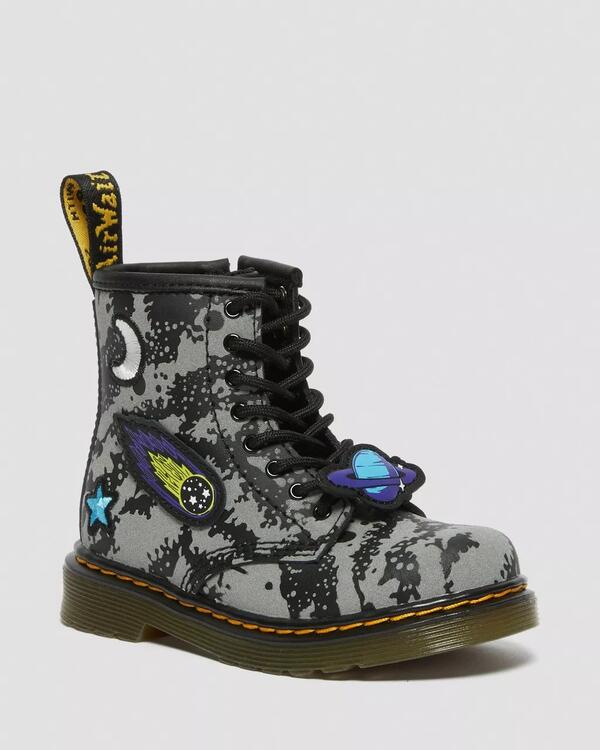 DR MARTENS | Bottes en cuir à lacets pour tout-petits (gr 8)