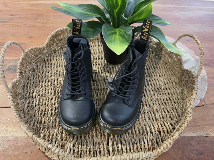 DR MARTENS | Bottes en cuir à lacets pour tout-petits  (gr8)