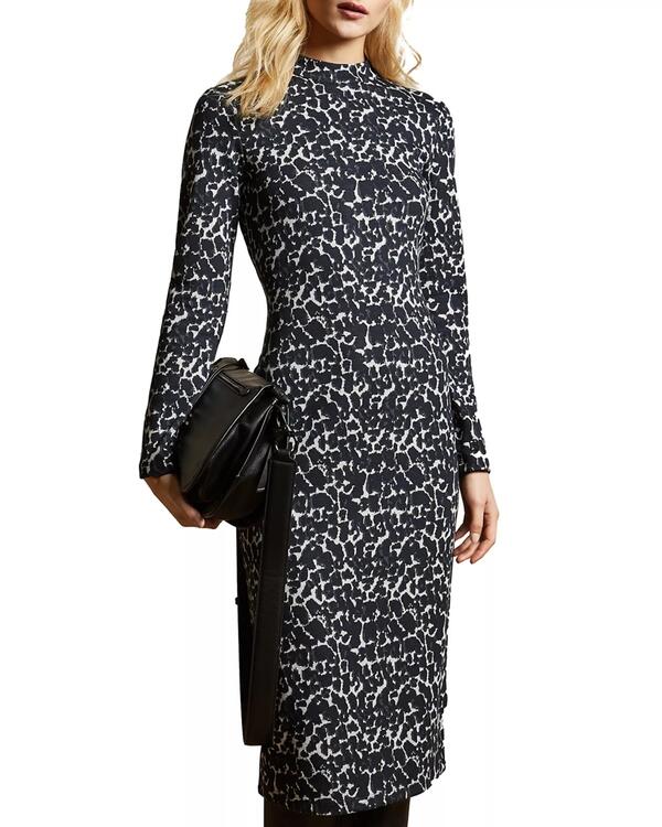 TED BAKER | Robe à imprimé léopard (Xsmall)