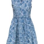 KATE SPADE | Robe en jean sans manches texturée (Xsmall) *Neuf