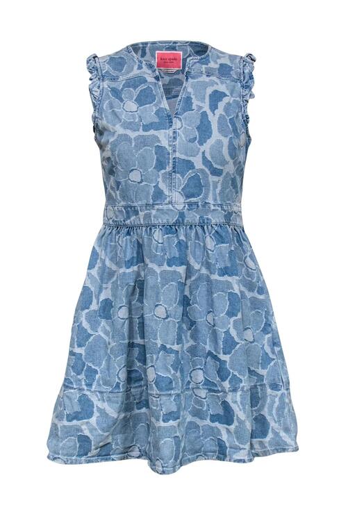 KATE SPADE | Robe en jean sans manches texturée (Xsmall) *Neuf