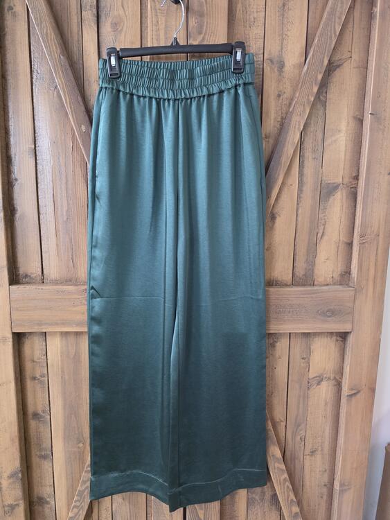 TED BAKER | Pantalon de satin - vert (Gr 1 - Xsmall)