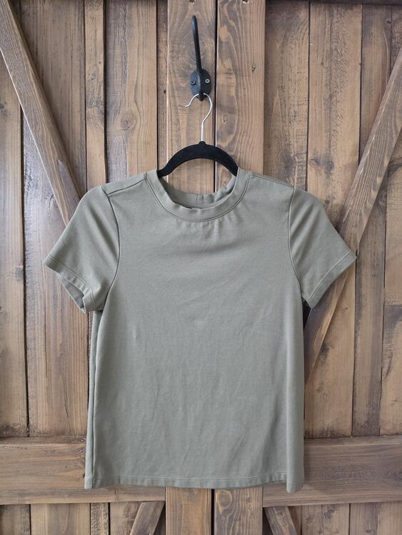 JOELLE COLLECTION | T-shirt brun/vert kaki (Médium)