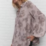JOELLE COLLECTION | Blouse rose à imprimé floral - marcelle (Xsmall)