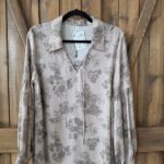 JOELLE COLLECTION | Blouse rose à imprimé floral - marcelle (Xsmall)