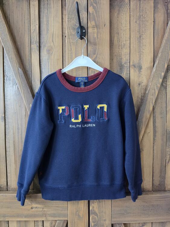 RALPH LAUREN | Sweat-shirt bleu foncé (8 ans)