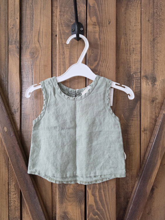 LES PETITES NATURES | Haut en Lin - Sauge (12-18 mois)
