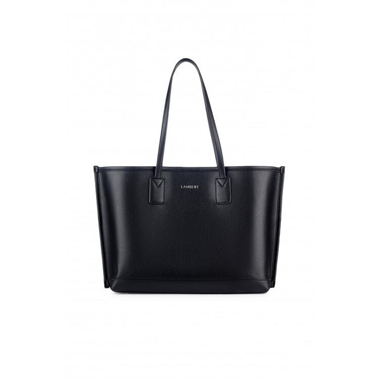 LAMBERT | Le Daniela - Sac fourre-tout en cuir vegan - Noir